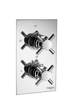 Durable Polished Thermostatic Bath Mixer For Bathroom T8565 Standard Size