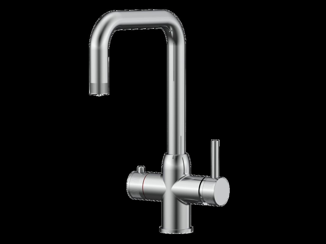 Chrome Kitchen Mixer Faucet Brass Construction Suitable T91091B